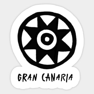 Gran Canaria islands traditional art pintaderas Canaria’s Sticker